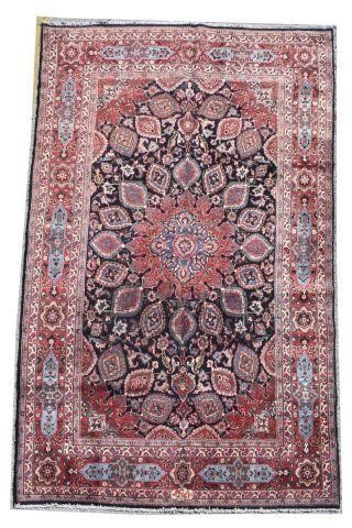 HAND-TIED PERSIAN KASHMAR RUG,