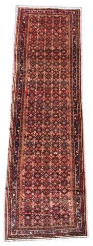 HAND-TIED PERSIAN BIJAR RUNNER,