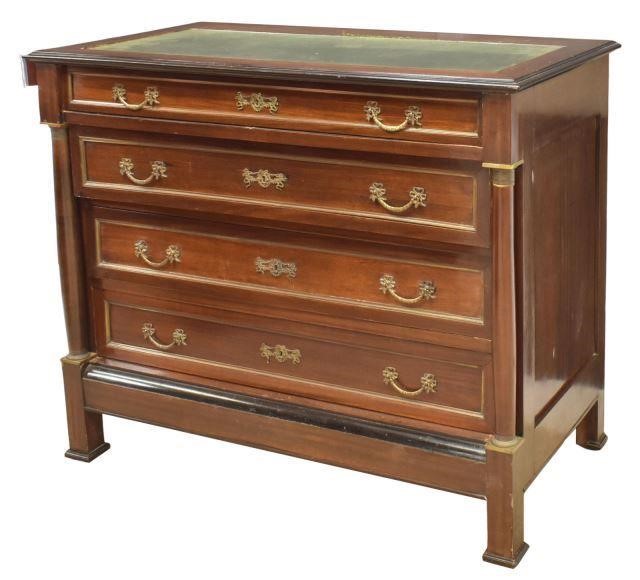 FRENCH EMPIRE STYLE MAHOGANY FOUR-DRAWER