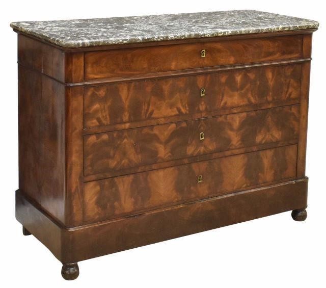 LOUIS PHILIPPE PERIOD MARBLE-TOP