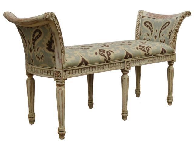 LOUIS XVI STYLE PAINTED UPHOLSTERED 35b96e