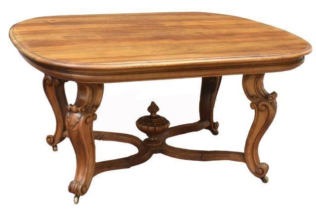 FRENCH LOUIS XV STYLE CARVED WALNUT 35b9ea