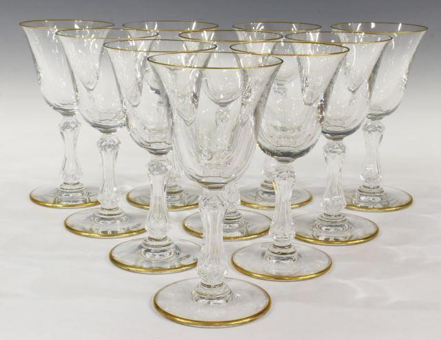 10) ST LOUIS LOZERE GOLD CRYSTAL