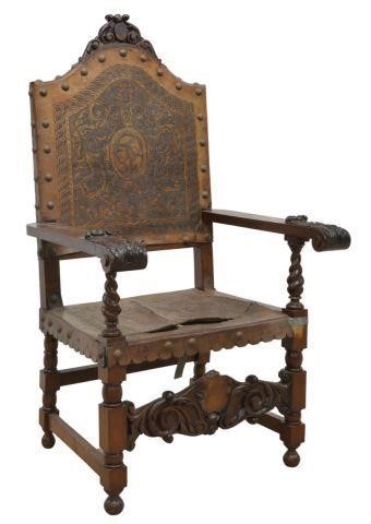 SPANISH BAROQUE STYLE WALNUT &