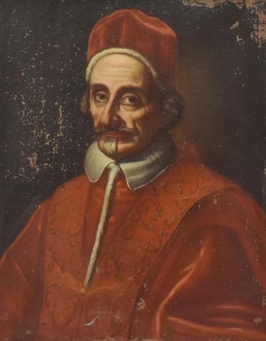 ITALIAN SCHOOL PORTRAIT OF POPE 35ba75