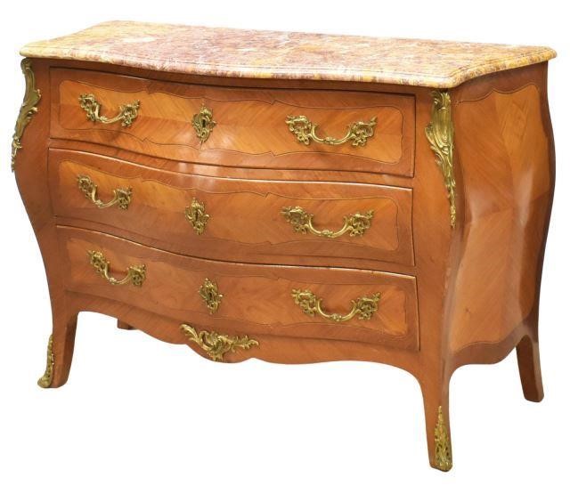 FRENCH LOUIS XV STYLE MARBLE-TOP