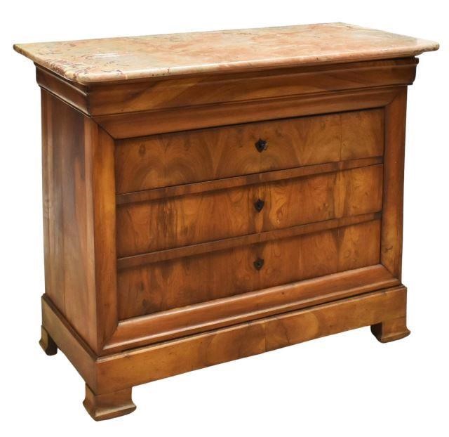 FRENCH LOUIS PHILIPPE MARBLE TOP 35baec