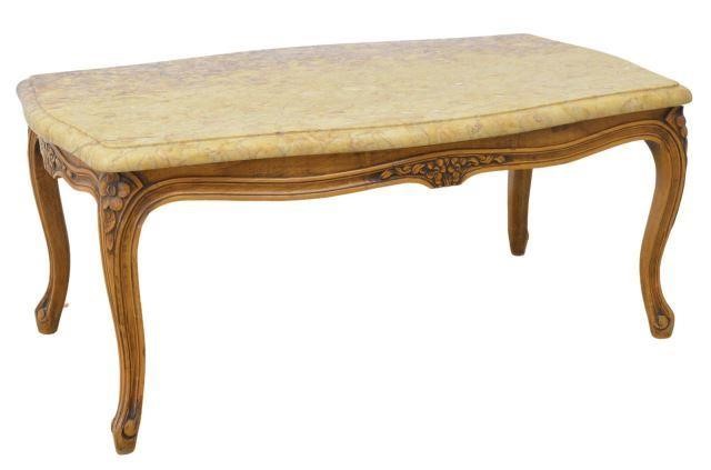 FRENCH LOUIS XV STYLE MARBLE-TOP