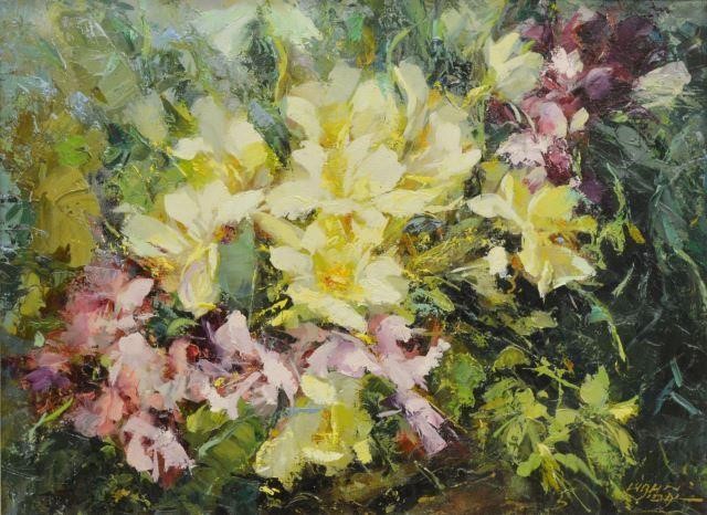 MARGARITA HAHN VIDAL (B.1919) 'ORCHIDS'