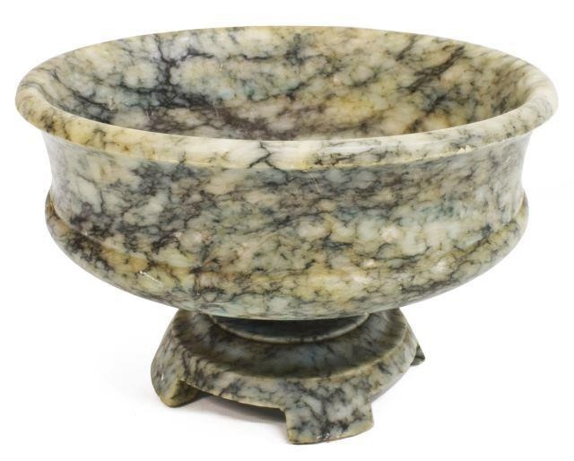 ALABASTER CENTER PEDESTAL BOWLAlabaster 35bb18