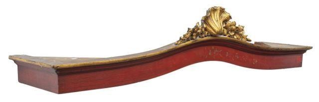 LOUIS XV STYLE PARCEL GILT RED 35bb1b