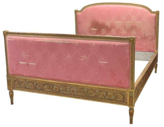 FRENCH LOUIS XVI STYLE UPHOLSTERED 35bb4c