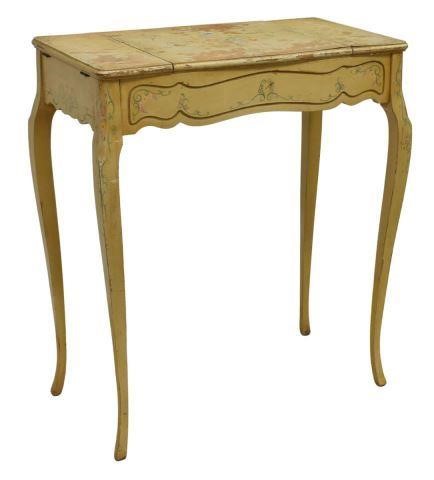 FRENCH LOUIS XV STYLE PAINTED VANITY 35bb54