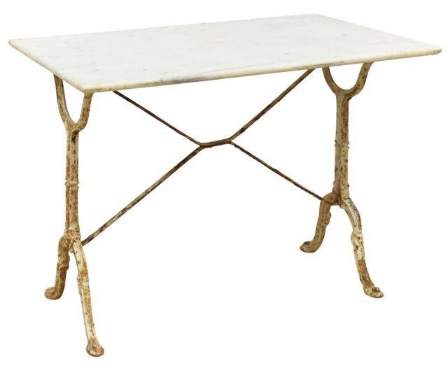 FRENCH PARISIAN MARBLE TOP CAST 35bb57