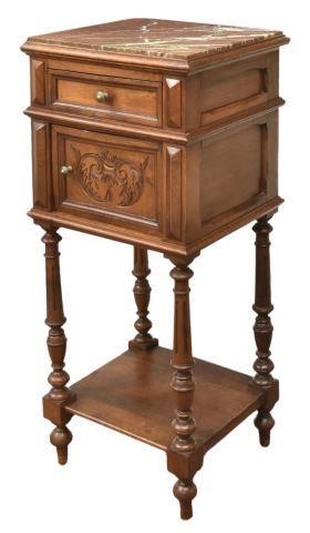 FRENCH HENRI II STYLE MARBLE-TOP