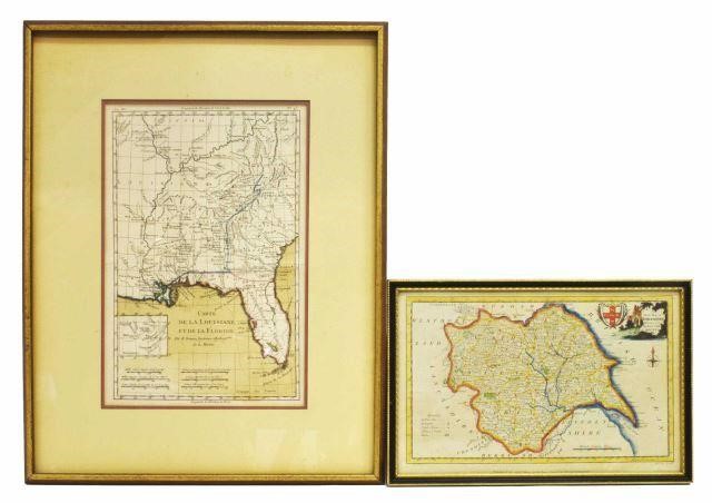 2 BONNE MAP FLORIDA LOUISIANA  35bc4b