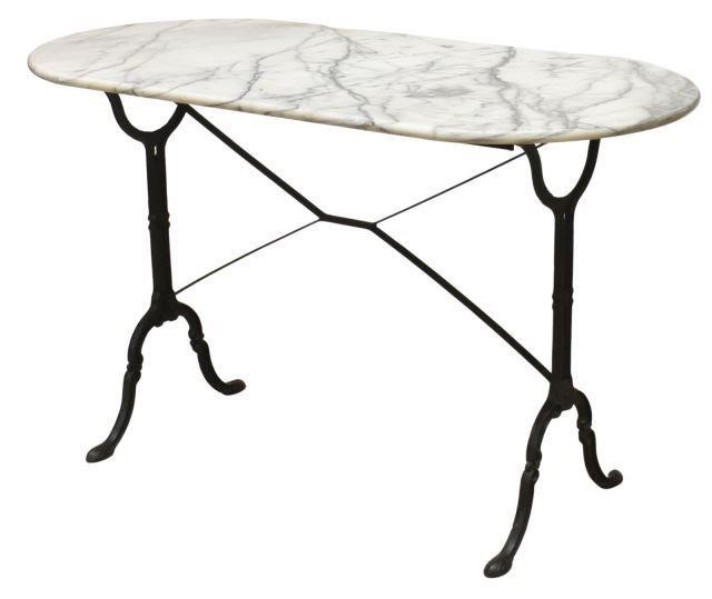 FRENCH PARISIAN MARBLE-TOP CAST