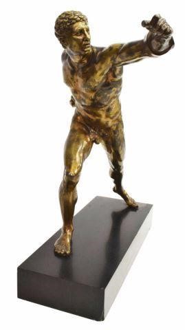 NEOCLASSICAL BRONZE BORGHESE GLADIATOR 35bca6