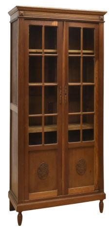 FRENCH ART NOUVEAU OAK BOOKCASE  35bcbf