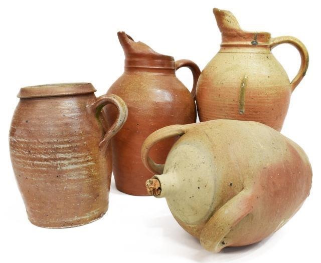  4 FRENCH EARTHENWARE POTTERY 35bce1