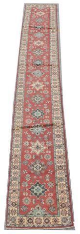 HAND-TIED PERSIAN KAZAK RUNNER,