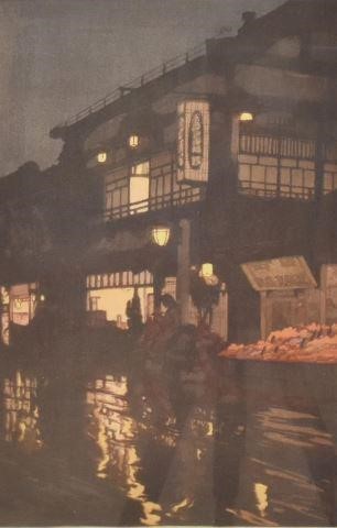 YOSHIDA HIROSHI (1876-1950) WOODBLOCK