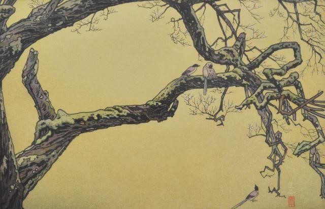 TOSHI YOSHIDA (1911-1995) WOODBLOCK