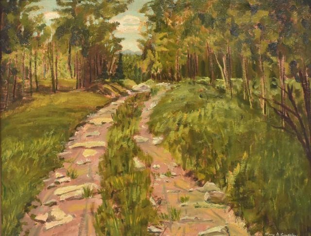 MARY G. LINDSLEY PAINTING, ROAD