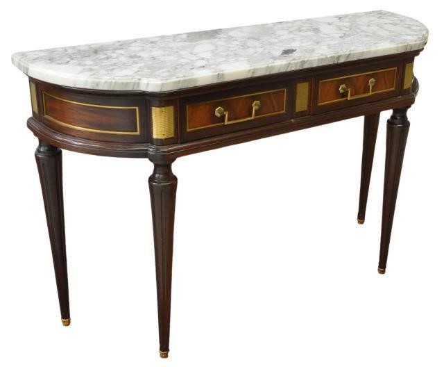 FRENCH LOUIS XVI STYLE MARBLE TOP 35bde6