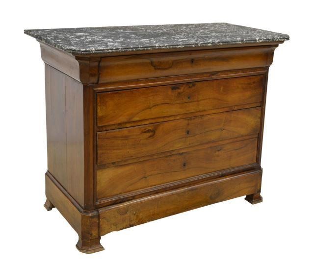 FRENCH LOUIS PHILIPPE PERIOD MARBLE-TOP