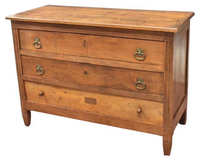 FRENCH LOUIS XVI PERIOD THREE DRAWER 35be27