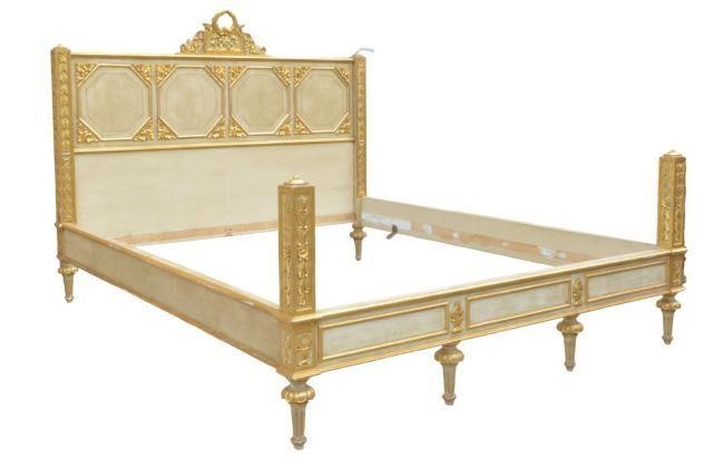 FRENCH LOUIS XVI STYLE PARCEL GILT 35be23