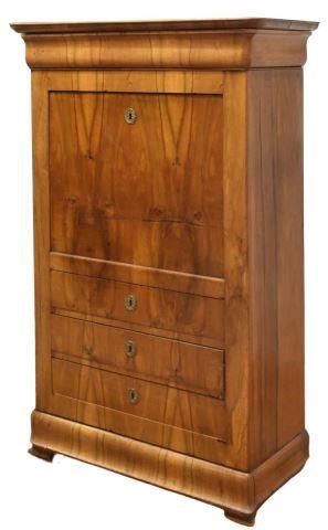 FRENCH LOUIS PHILIPPE WALNUT SECRETAIRE 35be30