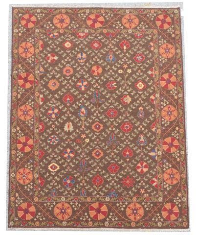 HAND TIED INDIAN SUZANI RUG 10 1  35be52