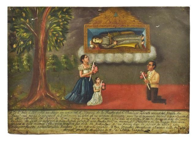 PUBLISHED MEXICAN RELIGIOUS EX VOTO 35be6a