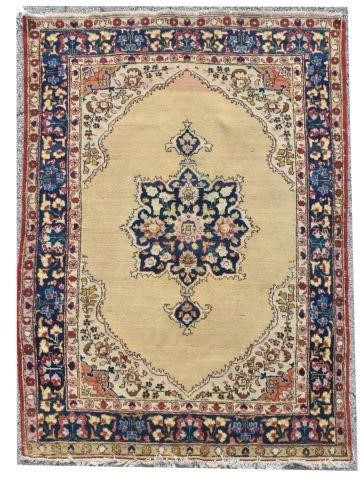 HAND-TIED PERSIAN KHOI RUG, 6'1.5"