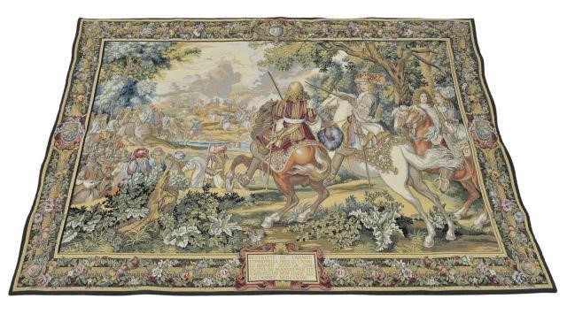 FRENCH MACHINE WOVEN TAPESTRY BATAILLE 35beb3