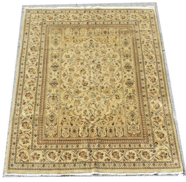 HAND-TIED INDIA  AGRA RUG, 10'4"