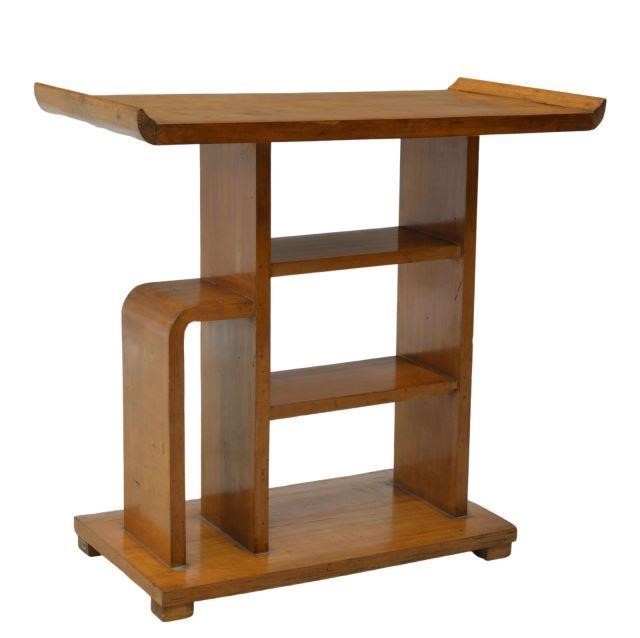 ITALIAN ART DECO SIDE TABLE WITH