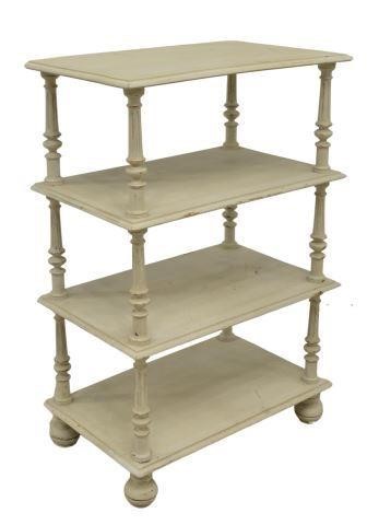 FRENCH HENRI II STYLE PAINTED FOUR-TIER