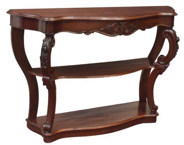 FRENCH MAHOGANY CONSOLE TABLEFrench 35bf50