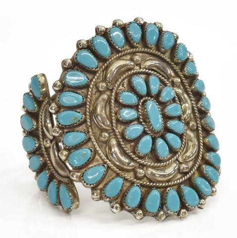 LARGE NATIVE AMERICAN TURQUOISE 35bfde