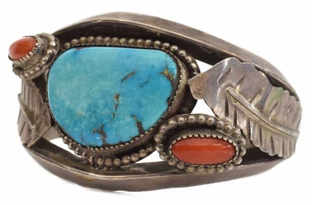 NATIVE AMERICAN SILVER TURQUOISE 35bfda