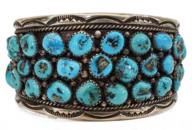 NATIVE AMERICAN STERLING & TURQUOISE