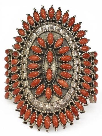 SOUTHWEST STERLING RED CORAL 35c021