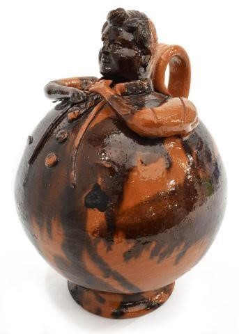 MEXICAN GLAZED GORDITO PULQUE JAR