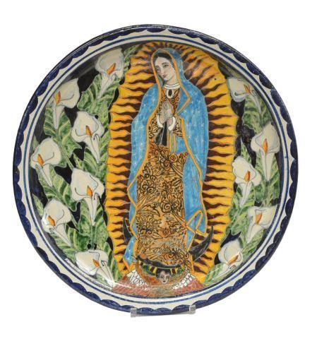 MEXICAN TALAVERA VIRGEN DE GUADALUPE 35c09c