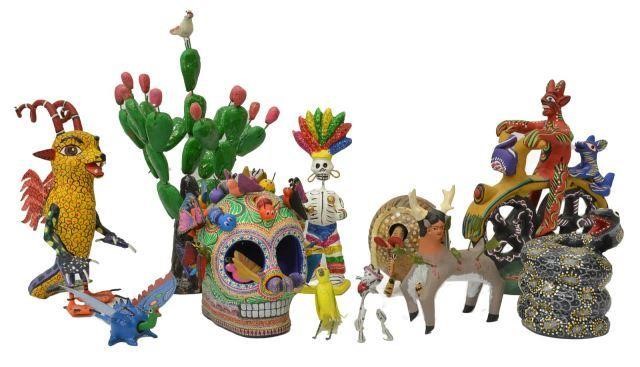MEXICAN FOLK ART SCULPTURES OCUMICHO  35c0a4