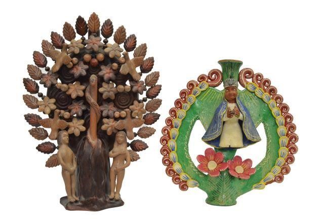 (2) MEXICO 'TREE OF LIFE' & VIRGEN