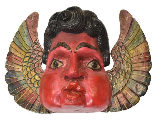 LUCAS LOPEZ MEXICO CARVED PAINTED 35c0df